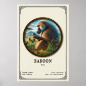 Baboon Zoology Series ポスター (正面)