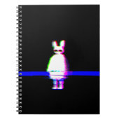 Babu Glitchcore スパイラルノート ノートブック (正面)