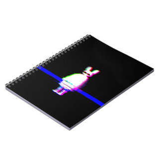 Babu Glitchcore Spiral Notebook ノートブック
