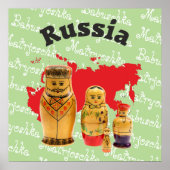 Babuschka Matrjoschka Matryoshka Poster ポスター (正面)