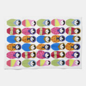 Babushkaの人形 キッチンタオル (横)