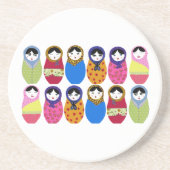 Babushkaの人形 コースター (正面)