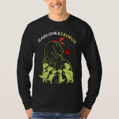 Babushkasaurus Babushka 6 Kids Dinosaur Mother's D Tシャツ (正面)