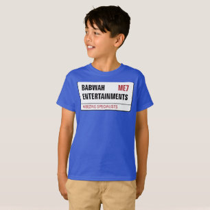 Babwahの青年Tシャツ Tシャツ