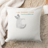 Babyありがとうママ&パパ – 私はとても可愛い – T クッション (ブランケット)