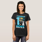 Baby 1st Birthday Boy Girl 1 Year Like A Boss Kids Tシャツ (正面フル)