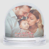 Baby 1st Christmas Family Mom Dad Photo Custom (裏面)