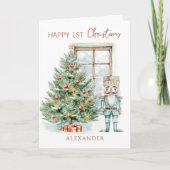 Baby 1st Christmas Nutcracker Tree カード (正面)