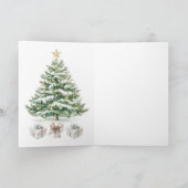 Baby 1st Christmas Nutcracker Tree カード (内部)