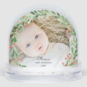 Baby 1st Christmas Photo Snow Globe (裏面)