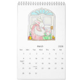 Baby 2026 Calendar カレンダー (3月 2026)