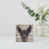 Baby Alpaca Customer Thank You Discount スクエア名刺 (スタンド正面)