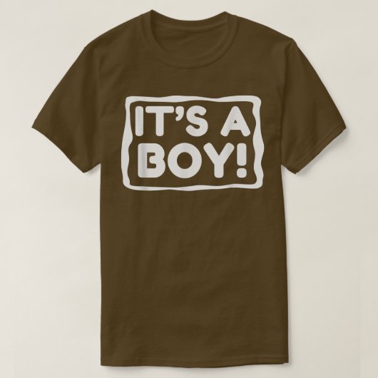 Baby and Maternity It's a Boy T-shirt Tシャツ (デザイン正面)