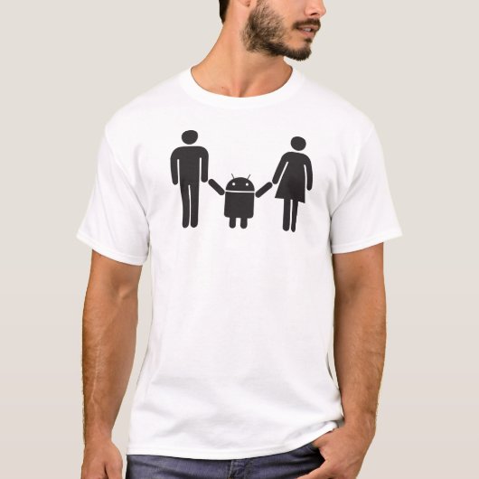 Baby android tシャツ (正面)