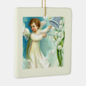 Baby Angel With Blue Bell  セラミックオーナメント (右)