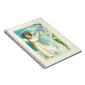 Baby Angel With Blue Bell  ノートブック (右側)