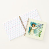 Baby Angel With Blue Bell  ノートブック (内部)