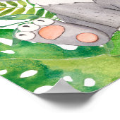 Baby Animalプリント子供部屋、Safariポスター ポスター (角)