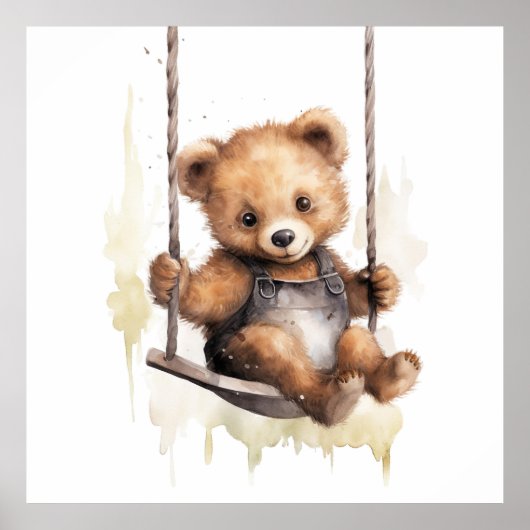 Baby Animalプリント子供部屋、Safariポスター ポスター (正面)