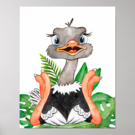 Baby Animalプリント子供部屋、Safariポスター ポスター