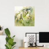 Baby Animalプリント子供部屋、Safariポスター ポスター (ホームオフィス)