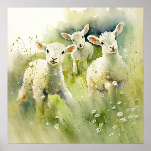 Baby Animalプリント子供部屋、Safariポスター ポスター (正面)