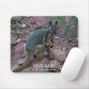 Baby Animal Australiaとの可愛いロックワラビー マウスパッド