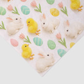 Baby Animals and Easter Eggs Pattern 薄葉紙 (詳細)