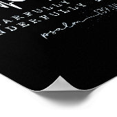 Baby Announcement Fearfully And Wonderfully Made, ポスター (角)