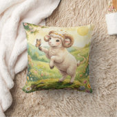 Baby Aries Zodiac Nursery Kids クッション (ブランケット)