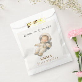 Baby Astronaut First Birthday Favor Bags フェイバーバッグ