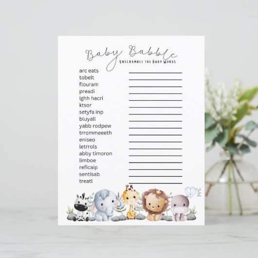 Baby Babble - Baby Themed Word Scramble (スタンド正面)