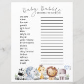 Baby Babble - Baby Themed Word Scramble (正面)