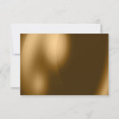 Baby Balloon Bronze Gold Thank You サンキューカード (裏面)