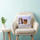 Baby Basset Hound  クッション (椅子)