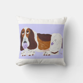 Baby Basset Hound クッション