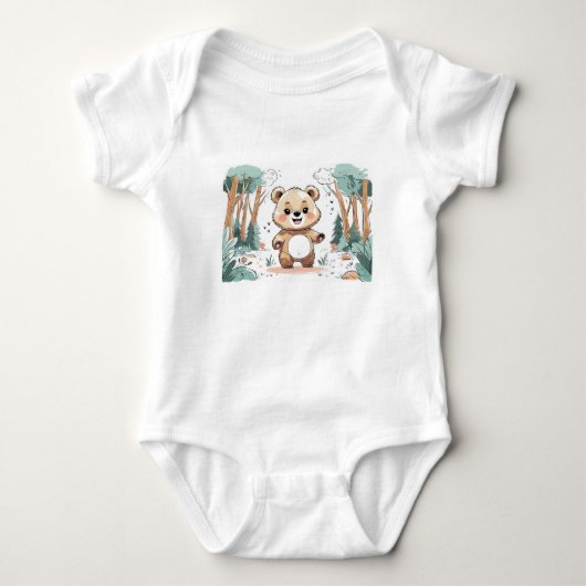 baby bear body  ベビーボディスーツ (正面)