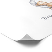 Baby Bear Sits on the Moon - Guest Book ポスター (角)