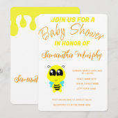 Baby Bee | Baby Shower Invitation 招待状 (正面/裏面)