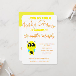 Baby Bee | Baby Shower Invitation 招待状
