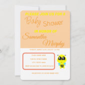 Baby Bee | Invitación de Baby Shower 招待状 (正面)