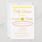 Baby Bee | Invitación de Baby Shower 招待状 (正面)