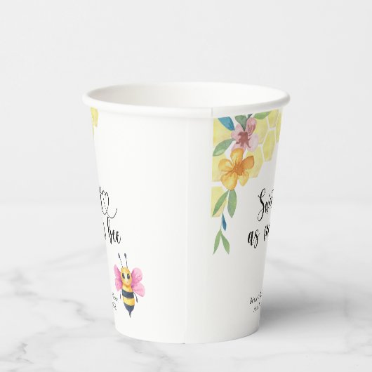 Baby Bee - sweet as can bee 紙コップ (右)