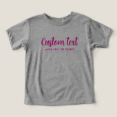 Baby Bella Canvas Tri-blend Grey & Pink Template (デザイン正面)