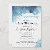 Baby Beluga | ベビーシャワー招待状 招待状 (正面)