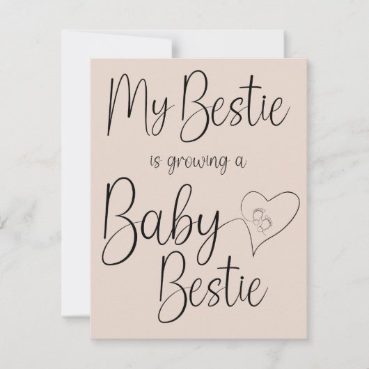 Baby Bestie 案内状 (正面)