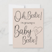 Baby Bestie Announcement 案内状 (正面)