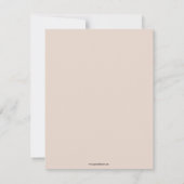 Baby Bestie Announcement 案内状 (裏面)