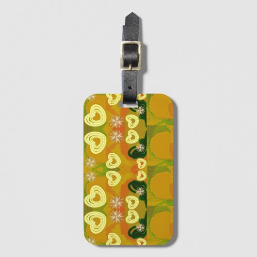 Baby Bib unconditional love y ラゲッジタグ (正面縦)