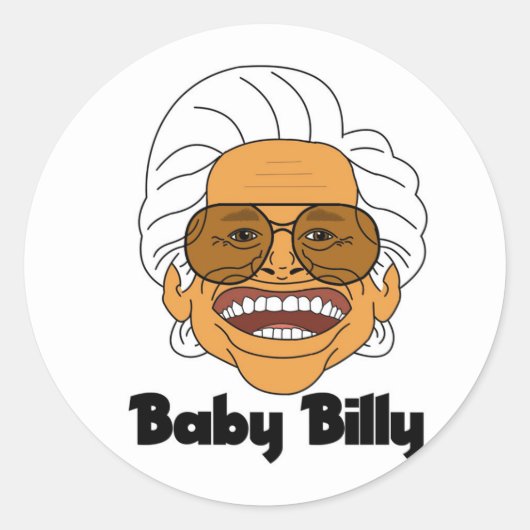 Baby Billy ラウンドシール (正面)